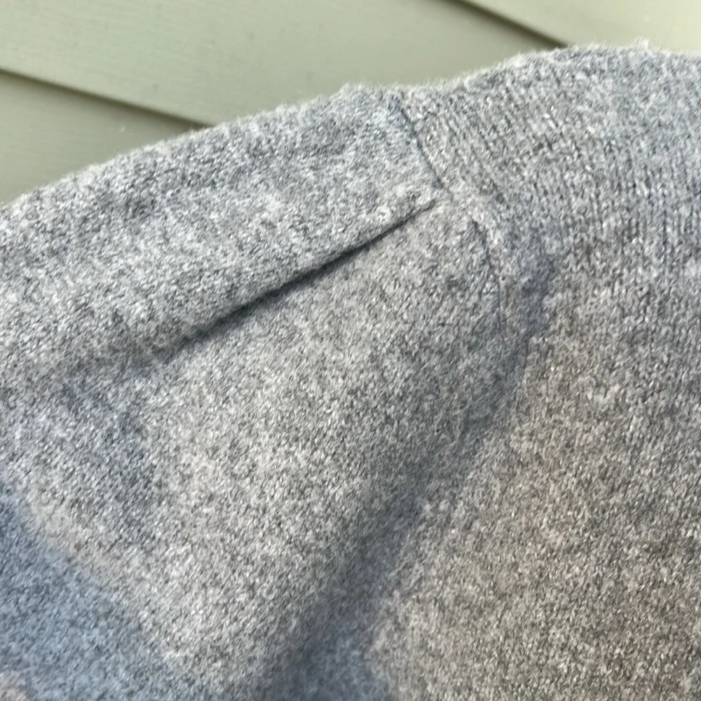 So very soft a new day gray collared five button top - Picture 3 of 13